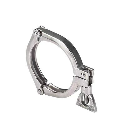 Προσαρμοσμένη υποστήριξη Τρία κομμάτια Clamp Ferrule από ανοξείδωτο χάλυβα 304 316 316L DIN SMS 3A
