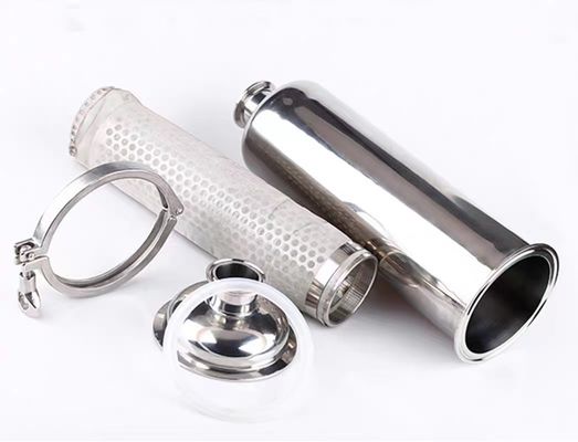 Ίδιος WZ SS304 SS316L Φαγητό μικροπορώδες φίλτρο φυσίγγιο με άκρη σύσφιξης DIN 3A SMS