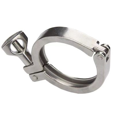 WZ Υγιεινής Tri Clamp Ατσάλι 304 316 Χύτευση Ferrule Flange σωλήνα Double Pin Clamp 1/8 "-4