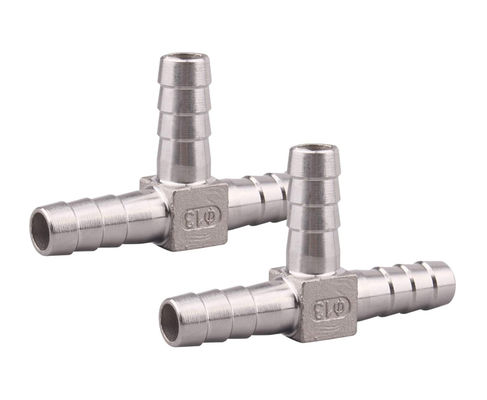 Γυναικεία ατσάλινο σωλήνα Barb 3 Way Tee T σχήμα Barbed 1/2 ίντσες Ένωση Home Brew Fitting