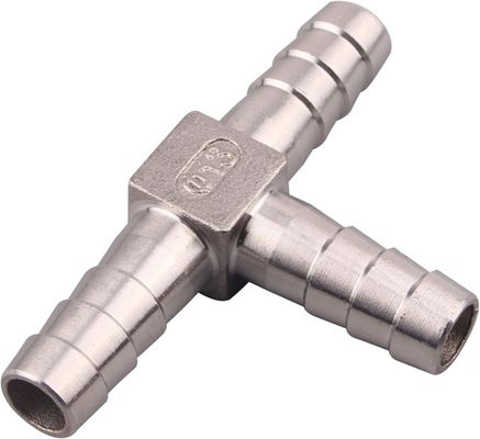 Γυναικεία ατσάλινο σωλήνα Barb 3 Way Tee T σχήμα Barbed 1/2 ίντσες Ένωση Home Brew Fitting