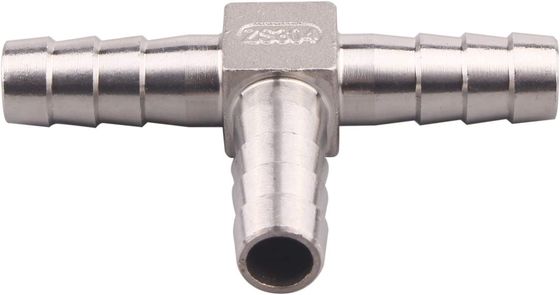 Γυναικεία ατσάλινο σωλήνα Barb 3 Way Tee T σχήμα Barbed 1/2 ίντσες Ένωση Home Brew Fitting