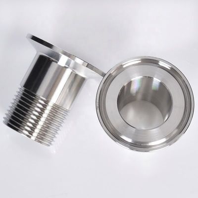ODM Υποστηριζόμενη Tri Clamp Npt Bsp Pipe Fittings Άντρας προσαρμογός νήματος/σύνδεσμος σε SS304