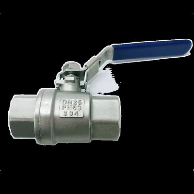 Ατσάλι από ανοξείδωτο χάλυβα 304 316 DN8-DN100 PN63 2PC βαλβίδες μπάλας για βαριές βιομηχανικές ανάγκες