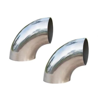 Εφοδιασμός υγιεινών σωλήνων SS304L/SS316L 90 μοίρες συγκόλληση αγκώνα με κωδικό στρογγυλής κεφαλής