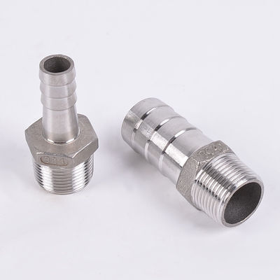 Ατσάλι ατσάλι 201 304 Τεχνουργήματα σωλήνων Hex Nipple Hose Nipple Male Hose Nipple Pipe Fitting