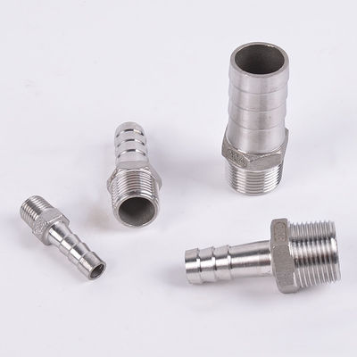 Ατσάλι ατσάλι 201 304 Τεχνουργήματα σωλήνων Hex Nipple Hose Nipple Male Hose Nipple Pipe Fitting