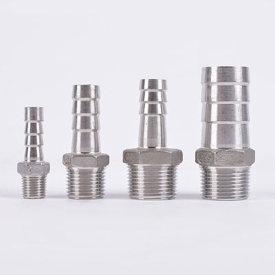 Ατσάλι ατσάλι 201 304 Τεχνουργήματα σωλήνων Hex Nipple Hose Nipple Male Hose Nipple Pipe Fitting
