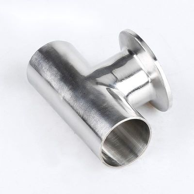SS304 316L Tri Clamp Equal Tee Pipe Fitting για ρευστωμένες συνδέσεις σωλήνων