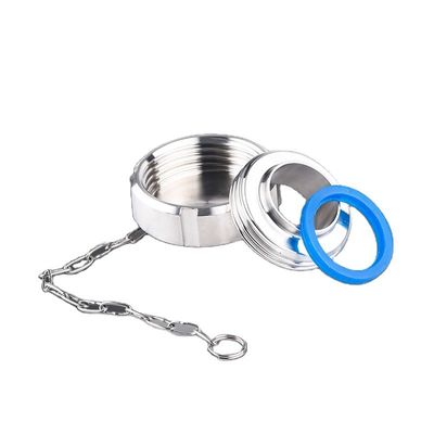 Ατσάλι από ανοξείδωτο χάλυβα 304 316 SMS Union Blind Set Weld Male Weld Liner Slotted Nut and Gasket