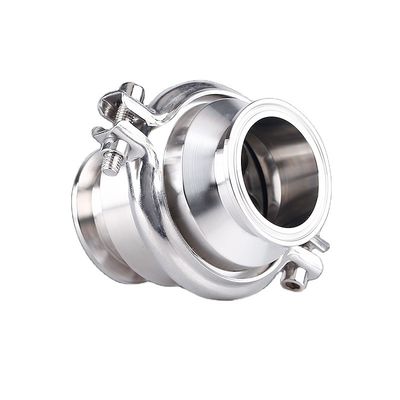 DN15-DN200 Υγιεινός ανοξείδωτος χάλυβα 304/316L Tri Clamp Check Valve Προσαρμοσμένη υποστήριξη