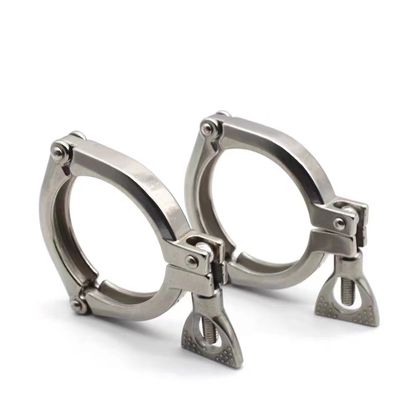 Προσαρμοσμένη υποστήριξη Τρία κομμάτια Clamp Ferrule από ανοξείδωτο χάλυβα 304 316 316L DIN SMS 3A
