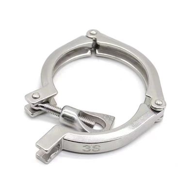Προσαρμοσμένη υποστήριξη Τρία κομμάτια Clamp Ferrule από ανοξείδωτο χάλυβα 304 316 316L DIN SMS 3A