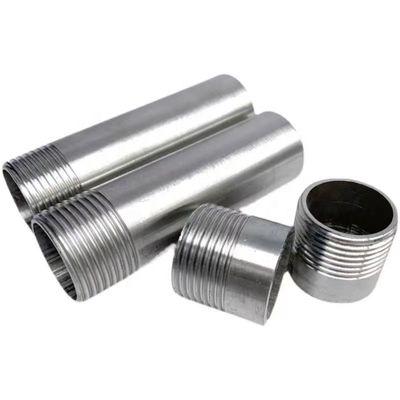 50 mm μήκος SS304 NPT Single Nipple για 201 304 316 Ασημένιο χύτευμα από ανοξείδωτο χάλυβα