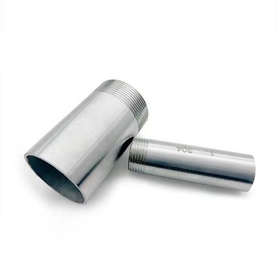50 mm μήκος SS304 NPT Single Nipple για 201 304 316 Ασημένιο χύτευμα από ανοξείδωτο χάλυβα