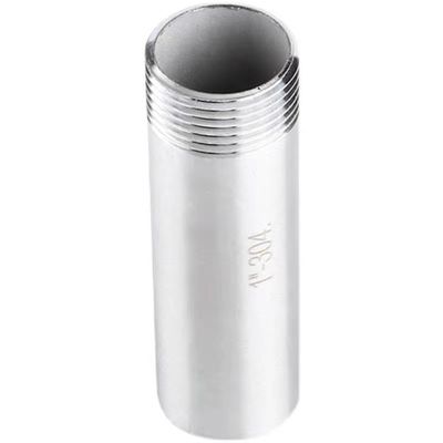 50 mm μήκος SS304 NPT Single Nipple για 201 304 316 Ασημένιο χύτευμα από ανοξείδωτο χάλυβα