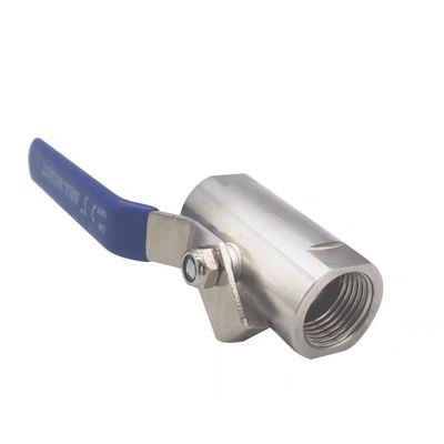 Υψηλής θερμοκρασίας ανοξείδωτος χάλυβα 201 NPT BSP στρογγυλοποιημένη ευρεία βαλβίδα σφαίρας για εσωτερική βίδα