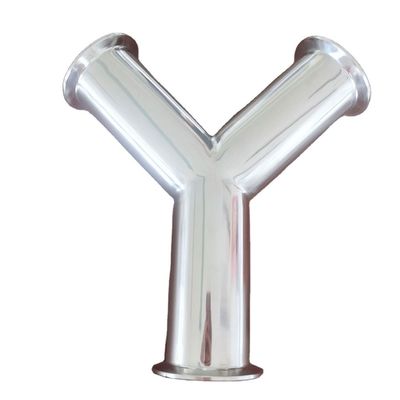 DIN Standard Υγιεινός Ατσάλι 304 316 Τροχιακό Τρι-Κλαμπ Wyes Tee Y Type Tee