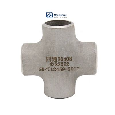 Ατσάλι από ανοξείδωτο χάλυβα SCH40S Butt weld pipe Fitting 4 Way Cross Connector 1"-4" DN25-DN100
