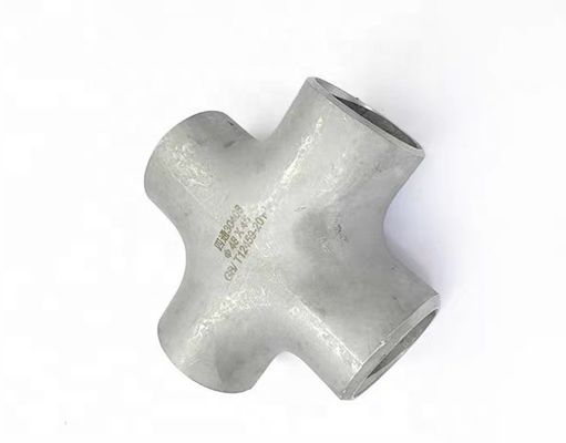 Ατσάλι από ανοξείδωτο χάλυβα SCH40S Butt weld pipe Fitting 4 Way Cross Connector 1"-4" DN25-DN100
