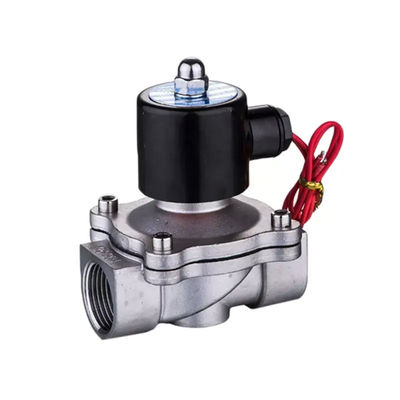 DC12V AC220V Ατσάλινο αέριο νερού βαλβίδα ηλεκτροσόκ 2 οδική κανονική κλειστή μίνι βαλβίδα