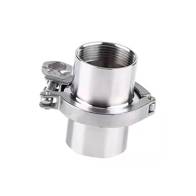 Κώδικας κυλινδρικής κεφαλής WZ SS 304 316 Tri Clamp Quick Connect Sanitary Pipe Clamp Set