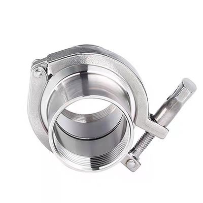 Κώδικας κυλινδρικής κεφαλής WZ SS 304 316 Tri Clamp Quick Connect Sanitary Pipe Clamp Set