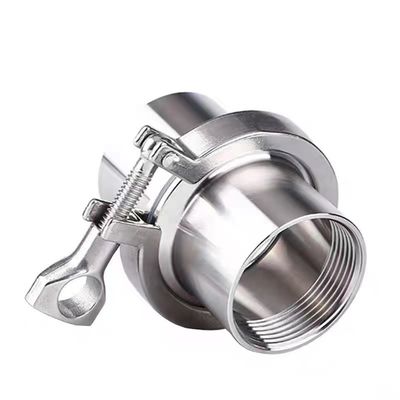 Κώδικας κυλινδρικής κεφαλής WZ SS 304 316 Tri Clamp Quick Connect Sanitary Pipe Clamp Set