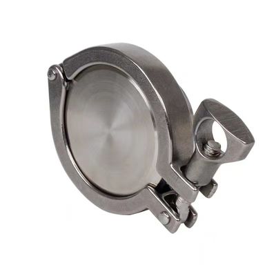 Ατσάλι από ανοξείδωτο χάλυβα 316 304 Tri Clamp 3A Blind Ferrule End Cap Set για υγειονομικό εξοπλισμό