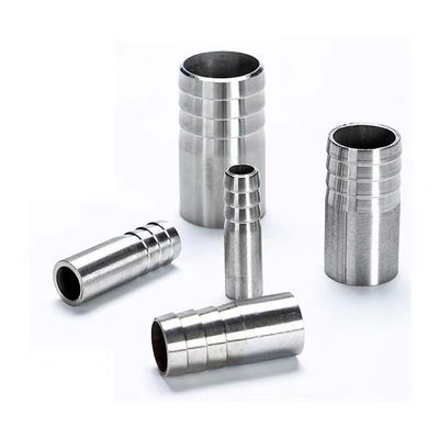 Ασημένιο χύτευση BSP/NPT συγκόλληση σωλήνα Barb Nipple για WZ ανοξείδωτο χάλυβα 304 316 3A DIN