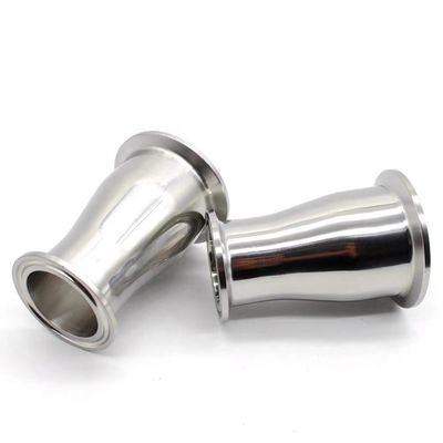 2" Tube OD έως 1-1/2" Tube OD Tri-Clamp Sanitary Fitting Reducer σε υλικό SS 304 316