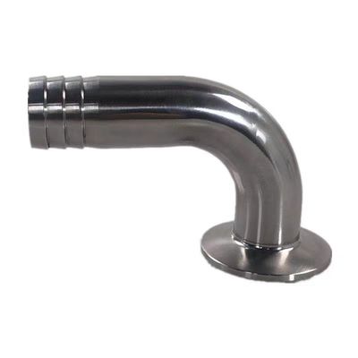 Υγιεινές SS304 316 316L Tri Clamp 90DEG Σωλήνας Barb Tri Clover Συμφωνητικό Σύνδεσμο Σωλήνων