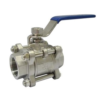 1.0''-6.0" Port Size Mirror γυαλισμένο νήμα από ανοξείδωτο χάλυβα βαλβίδα μπάλα για το νερό