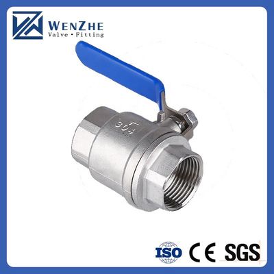 1.0''-6.0" Port Size Mirror γυαλισμένο νήμα από ανοξείδωτο χάλυβα βαλβίδα μπάλα για το νερό