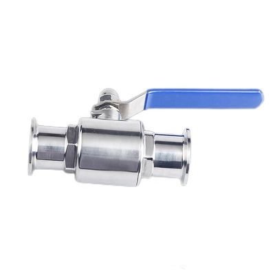 1''-8' Standard Stainless Steel Ss 304 316 Υγειονομική βαλβίδα με σφαίρα τρι-σφραγίδας με σχεδιασμό