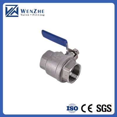 1.0''-6.0" Port Size Mirror γυαλισμένο νήμα από ανοξείδωτο χάλυβα βαλβίδα μπάλα για το νερό