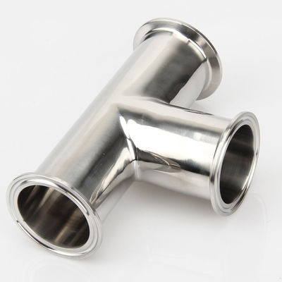Έκταγωνική Κεψούρα Tee 3 Way Stainless Steel 304 με 3 Συσκευές Σιλικόνης Fits 1.5 " Tri Clamp