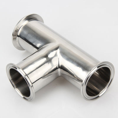 Έκταγωνική Κεψούρα Tee 3 Way Stainless Steel 304 με 3 Συσκευές Σιλικόνης Fits 1.5 " Tri Clamp
