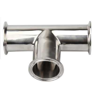 Έκταγωνική Κεψούρα Tee 3 Way Stainless Steel 304 με 3 Συσκευές Σιλικόνης Fits 1.5 " Tri Clamp