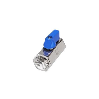 3/4 "-12" NPT Γυναικεία Τριχοειδή Μίνι Βαλβίδα Σφαίρας από ανοξείδωτο χάλυβα