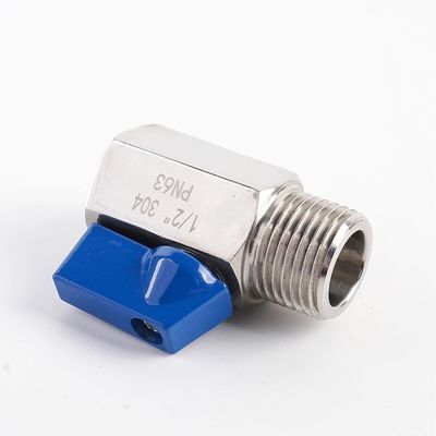 3/4 "-12" NPT Γυναικεία Τριχοειδή Μίνι Βαλβίδα Σφαίρας από ανοξείδωτο χάλυβα