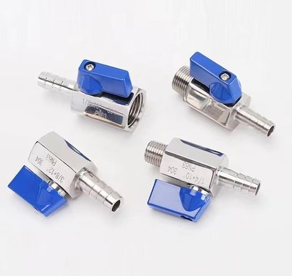 3/4 "-12" NPT Γυναικεία Τριχοειδή Μίνι Βαλβίδα Σφαίρας από ανοξείδωτο χάλυβα