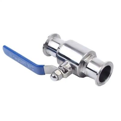 Υποστήριξη OEM SS304 1/4''-4.0' Homebrew Tri-Clamp Ball Valve Ατσάλινη υγιεινή βαλβίδα