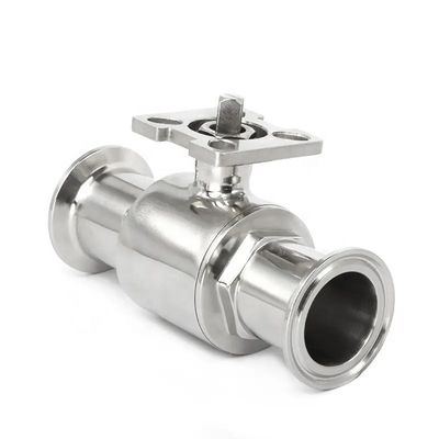 Υποστήριξη OEM SS304 1/4''-4.0' Homebrew Tri-Clamp Ball Valve Ατσάλινη υγιεινή βαλβίδα
