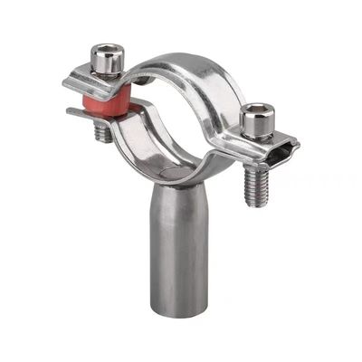 WZ Υγιεινής SS 304 316 Single Pin Clamp Tri Clamp Fittings Pipe Hanger Pipe Holder 1/8"--4