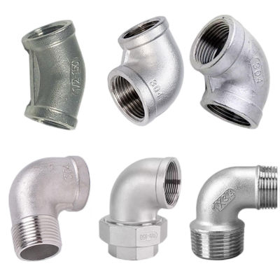 1/2" Tee Γυναίκα NPT T σχήμα 3 Way Cast Pipe Fitting OEM Υποστήριξη ανοξείδωτο χάλυβα 304