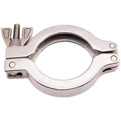 Ατσάλι από ανοξείδωτο χάλυβα 304 316 KF16 KF25 KF40 Tri Clamp Ferrule Set για σχεδιασμό προσαρμογέα κενού
