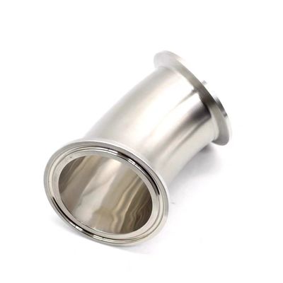 Υγιεινής 90 βαθμούς 45 βαθμούς 2 " Tri Clamp Elbow Casting SS304 316L Τροφίμων Τάξη TC Clamped