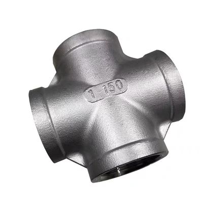 Ατσάλι από ανοξείδωτο χάλυβα 3/4 " θηλυκό 4 Way Cross Cast Pipe Fitting Coupling για σύνδεση