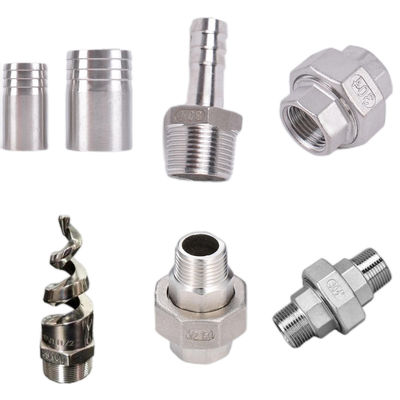1-1/4 "x 1-1/4" NPT αρσενικό έλξης hex θηλή από ανοξείδωτο χάλυβα 304 σωλήνα σύνδεσης